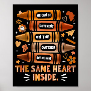 Póster Tenemos el mismo corazón Mes de la Historia Negra