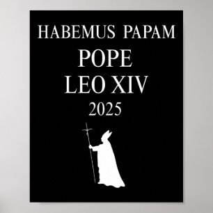 Póster Tenemos un Papa Habemus Papam 2025 Dios bendiga al
