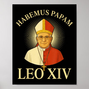Póster Tenemos Un Papa_ Habemus Papam 2025 Leo Xiv