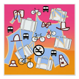 Póster Tener maleta para viajar