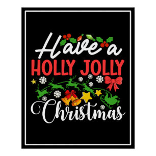 Póster Tener Navidades Holly Jolly-86096