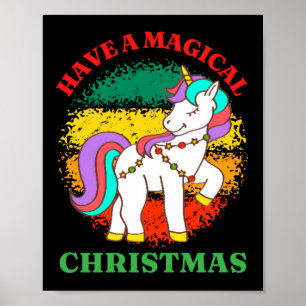 Póster tener navidades mágicos