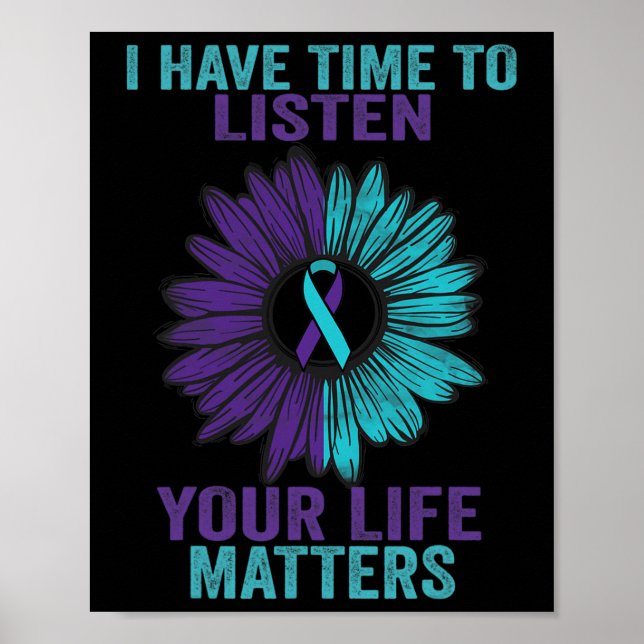 Póster Tener Tiempo Para Escuchar La Conciencia Sobre La  (Frente)