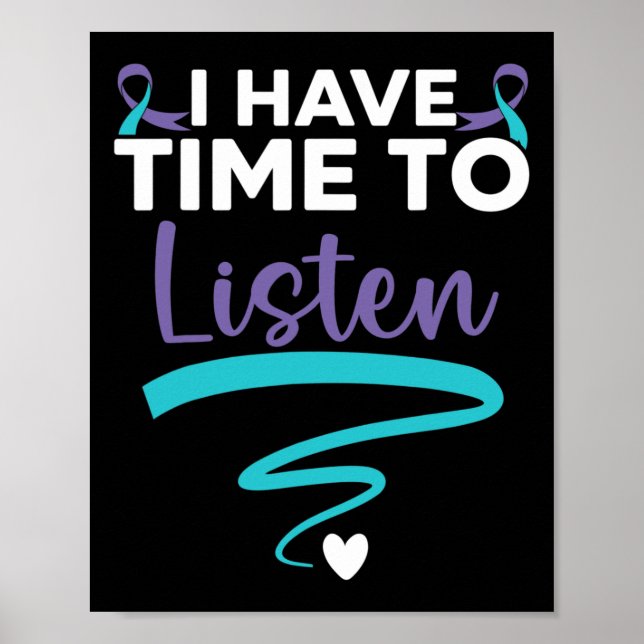Póster Tener Tiempo Para Escuchar Sus Problemas De Vida,  (Frente)