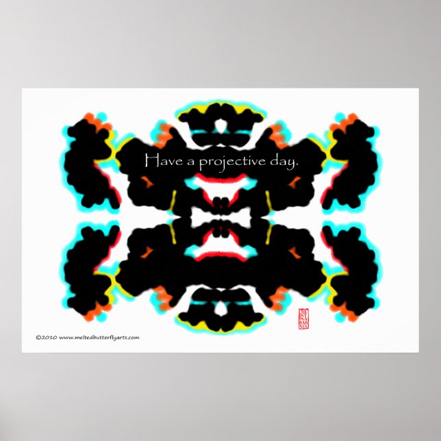 Póster Tener un día de proyección.- Imprimir (Frente)
