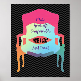 Póster Tener un Poster de asiento y lectura