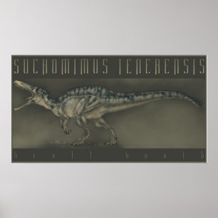 Póster Tenerensis de Suchomimus