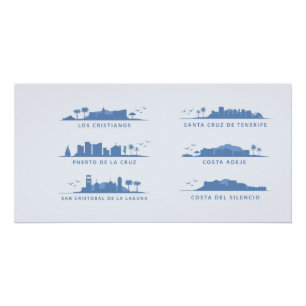 Póster Tenerife horizontes