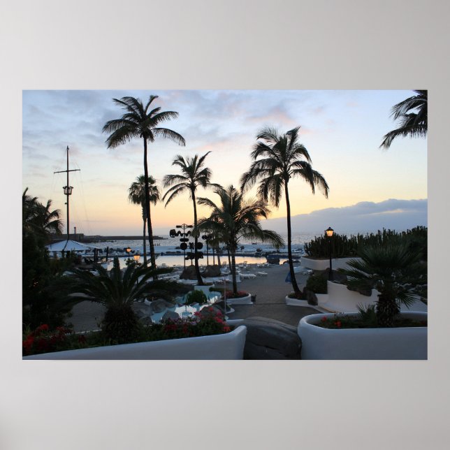 Póster Tenerife Sunset (Frente)
