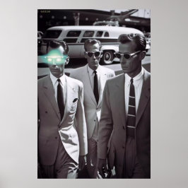 Póster Tenga Cuidado Allí Fuera - (Con El Logo De La Plac