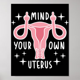 Póster Tenga En Cuenta Su Propia Elección De Pro Feminist