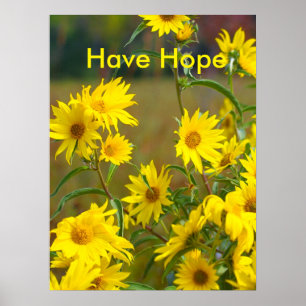 Póster Tenga poster de motivación de la esperanza