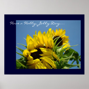 Póster ¡Tenga un día alegre y festivo! regalos de impresi