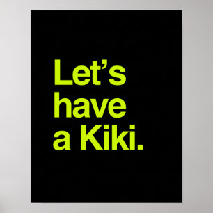 Póster Tengamos un kiki (el neón)