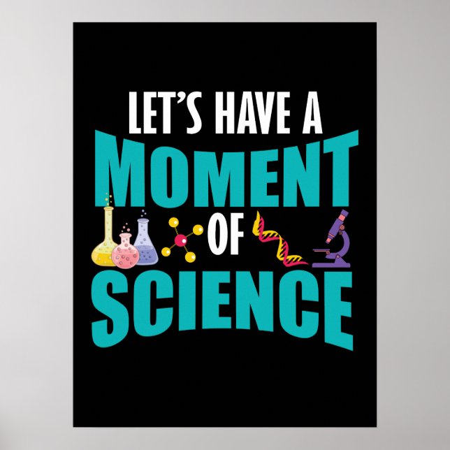 Póster Tengamos un momento de ciencia (Frente)