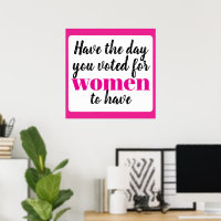 Tengan el Día que Votaron para que las Mujeres Ten