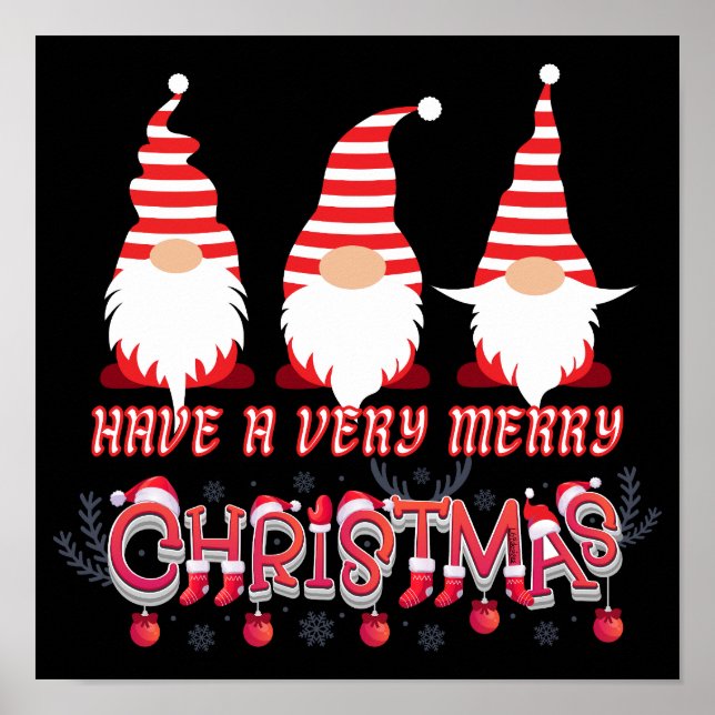 PÓSTER TENGAN UNA NAVIDAD MUY FELIZ (Frente)