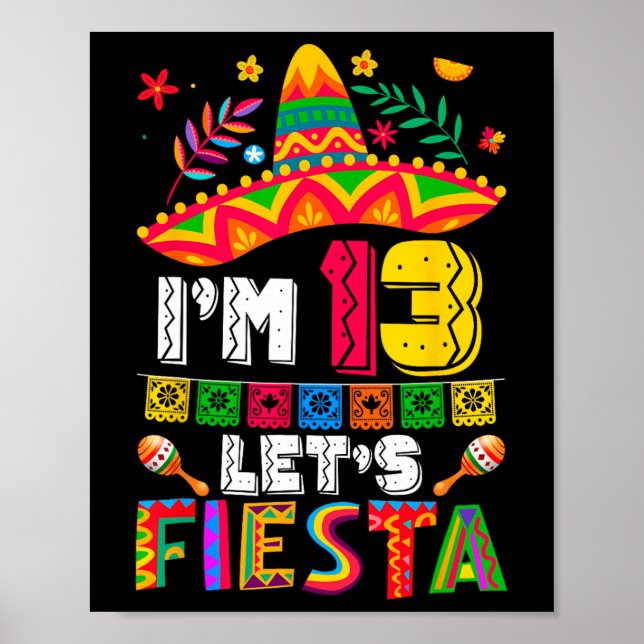 Póster Tengo 13 años Fiesta 13 años México (Frente)