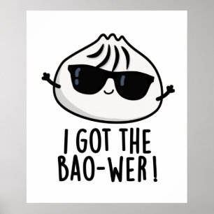 Póster Tengo A Dimsum Pun, Funny Que Era El Bao.