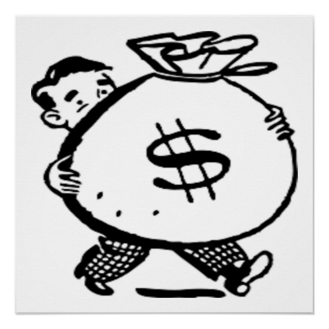 PÓSTER ¿TENGO DINERO? (Anverso)