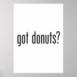 Póster tengo donuts