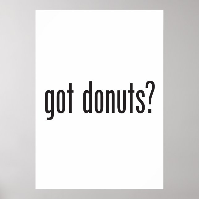 Póster tengo donuts (Frente)