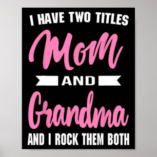 Póster Tengo Dos Títulos, Mamá Abuela Y Yo Los Rocío.