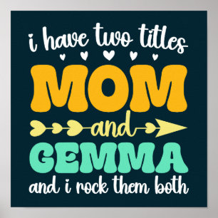 Póster Tengo Dos Títulos Mamá Y Gemma Y Los Rocío