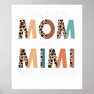 Póster tengo dos títulos mamá y mama y los rockeo a ambos