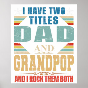 Póster Tengo dos títulos, papá y abuelo y los hago rock