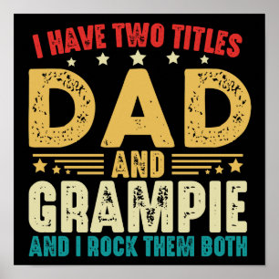 Póster Tengo dos títulos: Papá y el Día del Padre Grampie