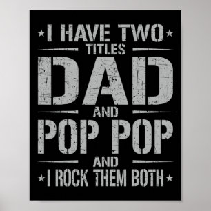 Póster Tengo Dos Títulos Papá Y Papá Noel Papá Noel.