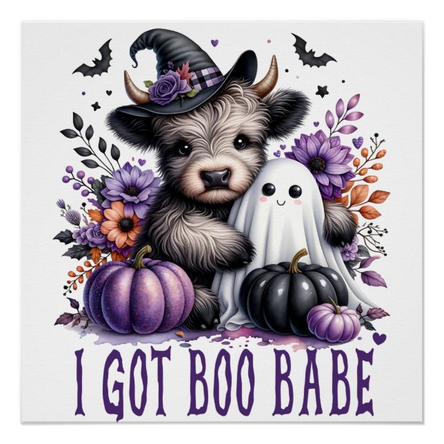 Póster Tengo El Tema De Boo Babe Halloween (Anverso)