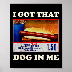 Póster Tengo Ese Perro En Mí Combo Divertido 4 De Julio V