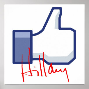 PÓSTER TENGO GUSTO DE HILLARY - .PNG