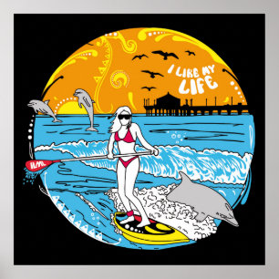 Póster "Tengo gusto embarque de la paleta de MI vida"