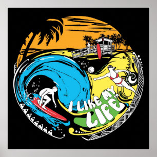 Póster "Tengo gusto poster de la playa de MI vida"