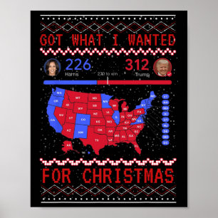 Póster Tengo Lo Que Quería De Los Navidades Para Las Elec