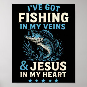 Póster Tengo Pesca En Mis Venas & Jesús En Mi Corazón