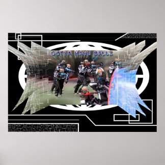 Póster Tengo que tener pelotas