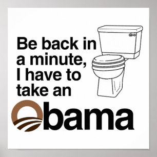 PÓSTER TENGO QUE TOMAR A UN OBAMA