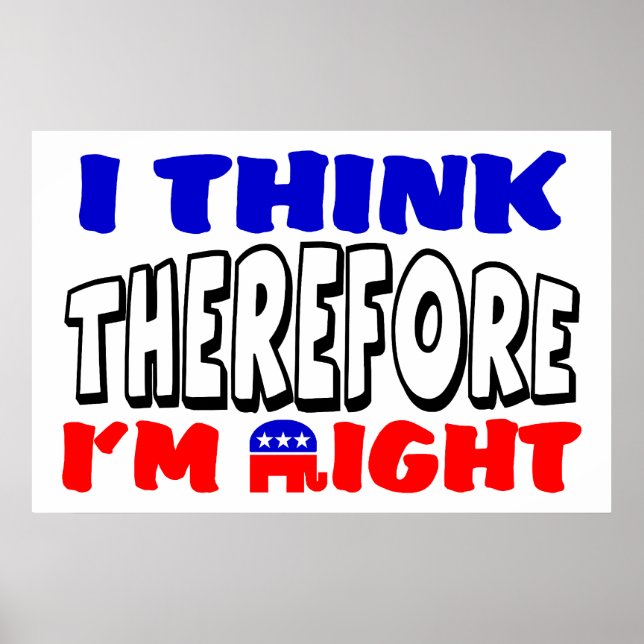 Póster ¡Tengo razón! (Frente)