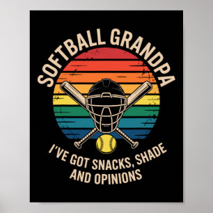 Póster Tengo Snacks Sombra Y Opiniones Suavemente Abuelo