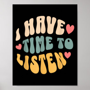 Póster Tengo Tiempo De Escuchar A _ Suicidio De Concienci