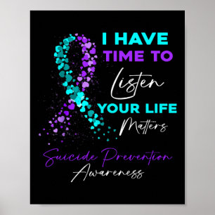 Póster Tengo Tiempo De Escuchar La Conciencia Sobre El Su