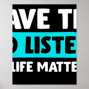 Póster Tengo Tiempo De Escuchar - Suicidio De Conciencia 