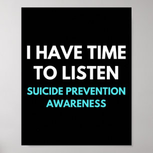 Póster Tengo Tiempo Para Escuchar La Conciencia De La Pre