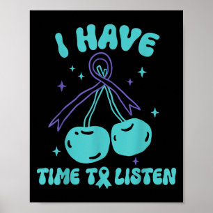 Póster Tengo Tiempo Para Escuchar La Salud Mental Y El Su