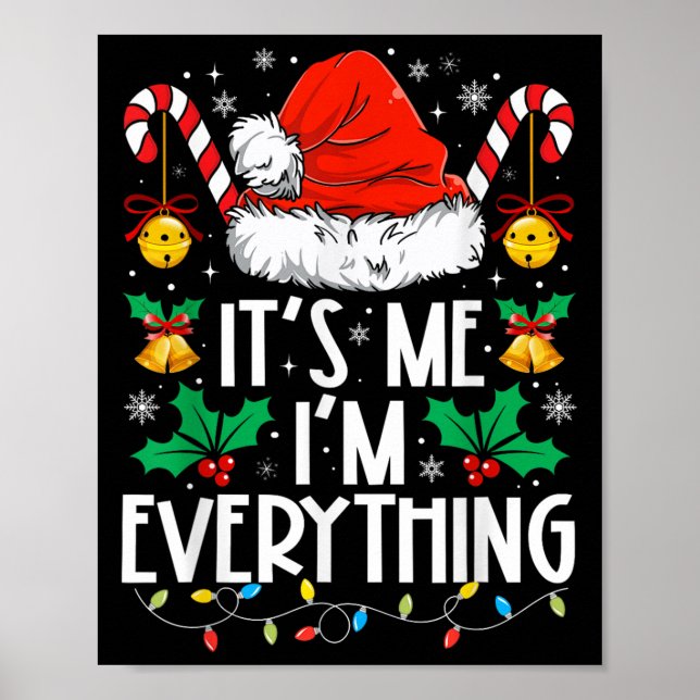 Póster Tengo Todo Lo Que Quiero Para Navidades Es Yo Soy (Frente)