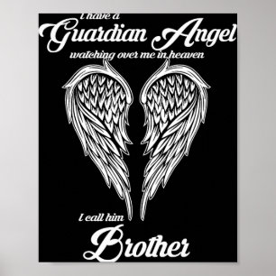 Póster Tengo un ángel de la guarda en el cielo al que lla